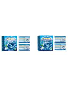 JUE FISH Washing Machine Cleaning Effervescent Tablets - Effectively Cleans Washer Tub Stains, Odors And Residues. Suitable For All Washing Machines: Front-Load, Top-Load And HE Models. Easy Cleaning: No Disassembly Or Scrubbing Required, Just Add 1 Tablet And Run A Cleaning Cycle, Completed In Minutes. - Solid State - View 10