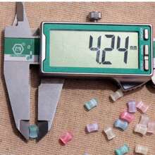 6x4毫米穿珠猫眼竹节玻璃珠，手工DIY串珠手链项链配件散珠 - 彩色 - 查看 11