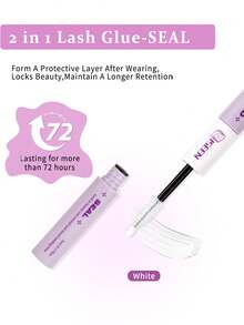 Bộ nối mi giả D-Curl/C-Curl 1960/680/640 sợi, bộ tự nối mi, thân thiện với người mới bắt đầu, mi giả dày và đầy đặn, bộ mi riêng lẻ bao gồm keo dán mi, chất làm kín, nhíp, dung dịch tẩy mi, băng đô dùng tại nhà. - Nhiều màu - Xem 5