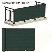 Thickened Balcony Privacy Sunshade Net | 90% Shading Rate, UV Protection, Windproof And Dustproof, Suitable For Outdoor Balcony, Garden, Patio, Swimming Pool, Available In Multiple Colors. Slight Color Difference Between Physical Product And Image Due To Photography And Lighting Conditions. - 1 Piece Of Any Color - View 26
