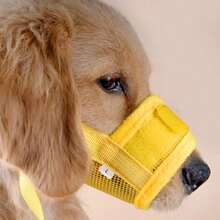 Bozal ajustable para perros, bozal antimordedurasantiladridos para perros pequeños/grandes, suministros de entrenamiento para mascotas, diseño de malla transpirable, permite beber agua - Multicolor - Ver 4