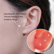 Conjunto de 10 piercings discretos e invisíveis para lábio, nariz e orelha, ideais para estudantes. Calibre 16G, hipoalergênicos. - 10 pedaços de unhas labiais - Ver 5