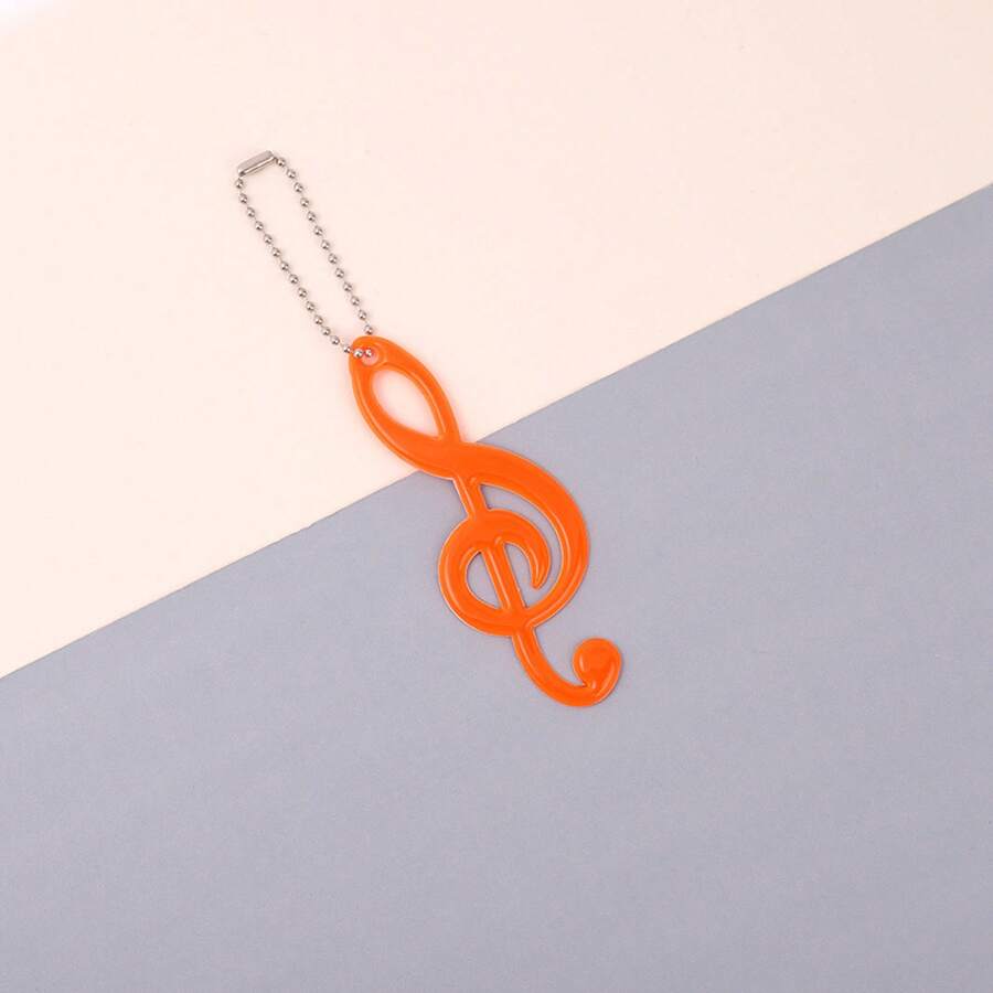 Music Note Reflective Safety Pendant High Visibility Reflector For Backpack Purse Handbag Keyring Night Safety Gear For Students Kids Teens Outdoor Night Running Walking Cycling Safety Warning Keychain Colorful Neon Music Symbol Decorative Charm Lightweight Durable PVC Safety Accessory Night Visibility Sign For School Bus Stop Waiting Area Reflective Gear For Halloween Trick Or Treat Safety Personal Safety Device For Night Shift Workers Reflective Keychain For Joggers Cyclists Walkers High Vis Reflective Tag For Outerwear Jacket Zipper Pull Music Theme Party Decoration Treble Clef Keychain For Choir Members Orchestra Musicians Music Students Graduation Gift Unique Musical Accessory For Bags Keychain For Keys Wallet Camera Bag Identification Tag Night Security Reflector Pendant For All Weather Use Bright Neon Colors Reflective Safety Equipment For Urban Walking Protection - Màu tím - Xem 1