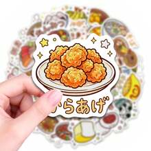 50 adesivos de comida japonesa, adesivos fofos e kawaii para diários, scrapbooking, decoração de laptops, garrafas de água, capas de celular, artigos de papelaria, artesanato DIY, planners, bullet journals, presente para amantes da gastronomia, adesivos de vinil estéticos para adultos, adesivos decorativos para mesa, caderno, diário de viagem, decoração de garrafas de água, adesivos divertidos, materiais para Kindle, scrapbooking, adesivos para laptop - A - Ver 4