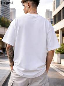 Y2K Style  Car Clown Graphic T Shirts 100 Percent Cotton Loose Fit Tops Goth Clothing Men's Clothing Summer Outfit For Men T-Shirts For Men Streetwear Men's Gifts For The Daily Wear - 白色 - 查看 2