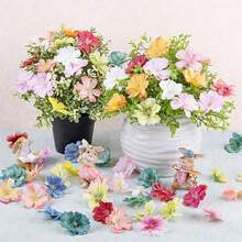 Lifelike Multi-Color Artificial Mini Chrysanthemum Flower Heads - Suitable For DIY Crafts And Gift Packaging - Multicolor - View 6
