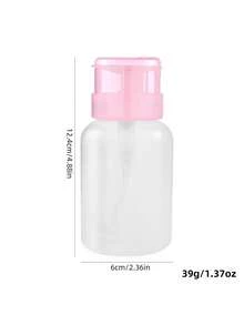 250ml Large Capacity Nail Polish Remover Refillable Bottle With Lock Pump, Nail Cleaning Solution Makeup Remover Bottle - Multicolor - View 10