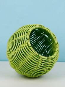 1pc Pet Bird Nest, Woven Rattan Parrot Nest, Parrot Cage, Rattan Woven Chew-Resistant Hanging Sleeping Nest, Suitable For All Seasons, Pet Supplies - View 5