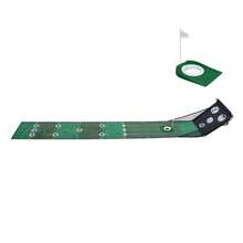 パターマット 2.81m ガイドライン パターカップ ネット付き パター練習 ゴルフ パター 練習 マット パッティング パター練習器具 ゴルフパター練習器具 オフィス - グリーン - チェックする 13