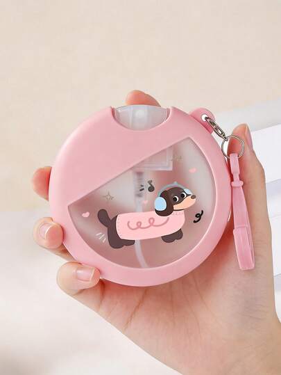 New Pink Shiba Inu Silicone Spray Bottle, Handheld Refillable Mist Sprayer Suitable For Living Room, Bedroom, Bathroom, Home Decor, Travel, Wedding, Party, Birthday, Cute & Practical Portable, Suitable For Travel, Home, Dorm, Work, Can Be Filled With Desired Liquid, Perfect Gift For Women, Moms, Dads, Friends, Mother's Day, Accessory, Fun Gift