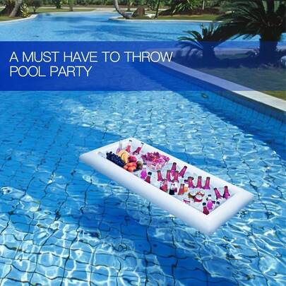 No More Worries About Warm Drinks! 2026 Upgraded Inflatable Ice Bucket - Durable And Leak-Proof, Large Capacity Suitable For Various Beverages And Snacks - Perfect For Swimming Pool, Lake, And Beach