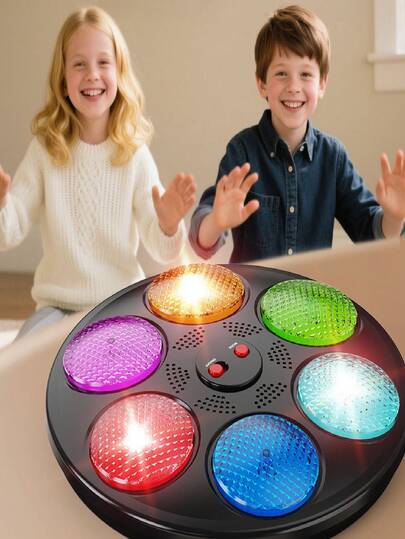 Multi-Functional Memory Game Console, Trains Reaction Ability With Music & Lights, Creative Interactive Memory Training Toy, Suitable Gift For 3-12 Years Old Boys And Girls, Birthday Present