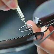 5-10pcs Multi-Functional Portable Screwdriver Set, Screwdriver Keychain, Mini Portable Eyeglass Screwdriver, 3-In-1 Screwdriver, Suitable For Repairing Fashion Glasses, Watches And Glasses, Practical Small Tool, 3-In-1 Mini Screwdriver, Metal Keychain Repair Tool Kit - No Power Required - 3-in-1 Screwdriver - View 10
