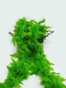 1pc Boa, DIY Party Costume Accessory, Colorful Boa Scarf Decor, Suitable For Birthday Party, Halloween, Christmas, Racing, Tea Party, New Year's Eve, Concert, Home Decor, Dance Wedding, Stage Performance - Multicolor - View 14