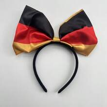 Germany Flag Headband And Hand Waving Flag, Party Supplies - Multicolor - View 2