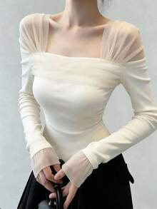 Women Tops - White - View 6