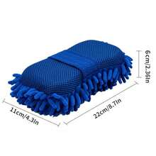 2pcs Car Cleaning Sponge Car Wash Care Washing Brush Pad Cleaning Tool Microfiber Polishing Dusting Scratch-Free Washing Cars Floors - View 3