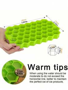 1pc Mold, Easy Release Design With Anti-Leak Cover, Stackable Mold Suitable For Cocktails & Coffee - Multicolor - View 4