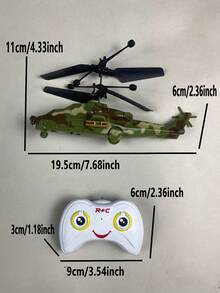 1pc RC Helicopter Drone, Crash-Resistant Material, Gesture Sensing Remote Control Helicopter. Christmas, Halloween Gift, Halloween Decor, RC Drone Flying Toy With LED Lights (With Remote Control Version And Non-Remote Control Version, Slight Size Variation Due To Manual Measurement, Accessory Colors Randomly Sent) - Multicolor - View 18