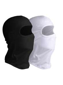 1/2 buc Pălărie Balaclava Unisex Culoare Solidă, Mască de față respirabilă care absoarbe transpirația, Potrivită pentru ciclism, drumeții, alpinism și alte activități în aer liber - G - Vizualizare 16