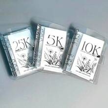 1 cuốn sổ tay hoạt động học sinh 2.5K, 5K, 10K, sổ theo dõi thử thách tiết kiệm, album sưu tập thẻ, sổ lập ngân sách, sổ sắp xếp tiền mặt và thẻ tiện lợi khi đi du lịch, túi tiết kiệm tiền. - 1 cái - Xem 4
