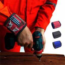 Magnetic Tool Wristband - Hold Screws, Nails & Drill Bits Securely | Must-Have DIY Accessory For Handymen, Dads & Moms | Hands-Free Tool Organizer - Upgraded Version In Multiple Colors - View 3