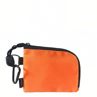 New Fashion Small Wallet Coin Purse, Can Hold Coins, Cards, Keys With Keychain And Hook