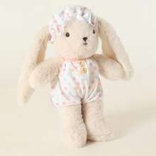 Conjunto de muñecos de peluche de conejo de orejas largas lindos (vestido de lunares/overol rojo/pijama), muñeco de conejo de peluche suave regalo decoración - Multicolor - Ver 16