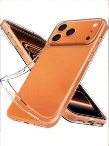 超清透明手机壳，适用于 17 Pro Max/16/15/14/13/12 Pro Max/11，简约干净防震保护套 - 無色 - 查看 3