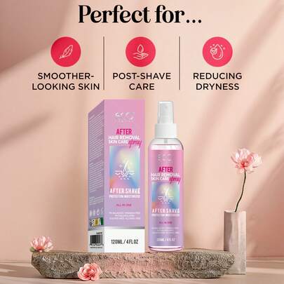 ECO FINEST 舒缓保湿须后喷雾，须后护理，缓解不适，减少干燥，玻尿酸精华喷雾滋润肌肤，添加烟酰胺均匀肤色，脱毛后护理防止干燥，女士须后保湿喷雾