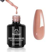 Beetles Builder Gel For Nails-Cover Nude Translucent 8 In 1 Nail Thickening Strengthening Building Apex - 1pcs 15ml Natural Brown - View 8