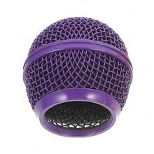 1 PC For SM58 Wireless Microphone Replacement Metal Microphone Grille Replacing Professional Mic Ball Head Mesh Grilles(Multiple Colors Available) - one-size - View 16