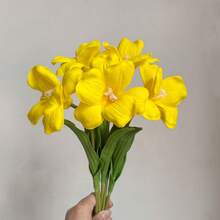 1 bông hoa tulip nhân tạo, thích hợp để trang trí tiệc cưới, trang trí bánh kem, trang trí bàn phòng khách, cây giả, trang trí mùa thu, trang trí phòng, bàn, sân vườn, phụ kiện trang trí phòng. - Nhiều màu - Xem 18