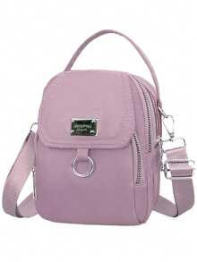 Leisure Women's Bag Shoulder Bag Korean Version Simple And Lightweight Handbag Mini Phone Bag Diagonal Bag - Multicolor - View 13