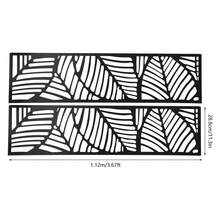 Indoor/Outdoor Privacy Screens And Panels For Patio Metal Privacy Fence Screen - Black - View 5