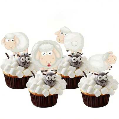 12pcs Eid Al-Adha/Feast Of Sacrifice Party Decorations, Multi-Style Inserts