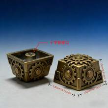 1个3D树脂个性化不规则仿金属齿轮键帽，适用于DIY键盘、十字轴键盘、键帽、单个礼品键帽、定制键帽 - 查看 5