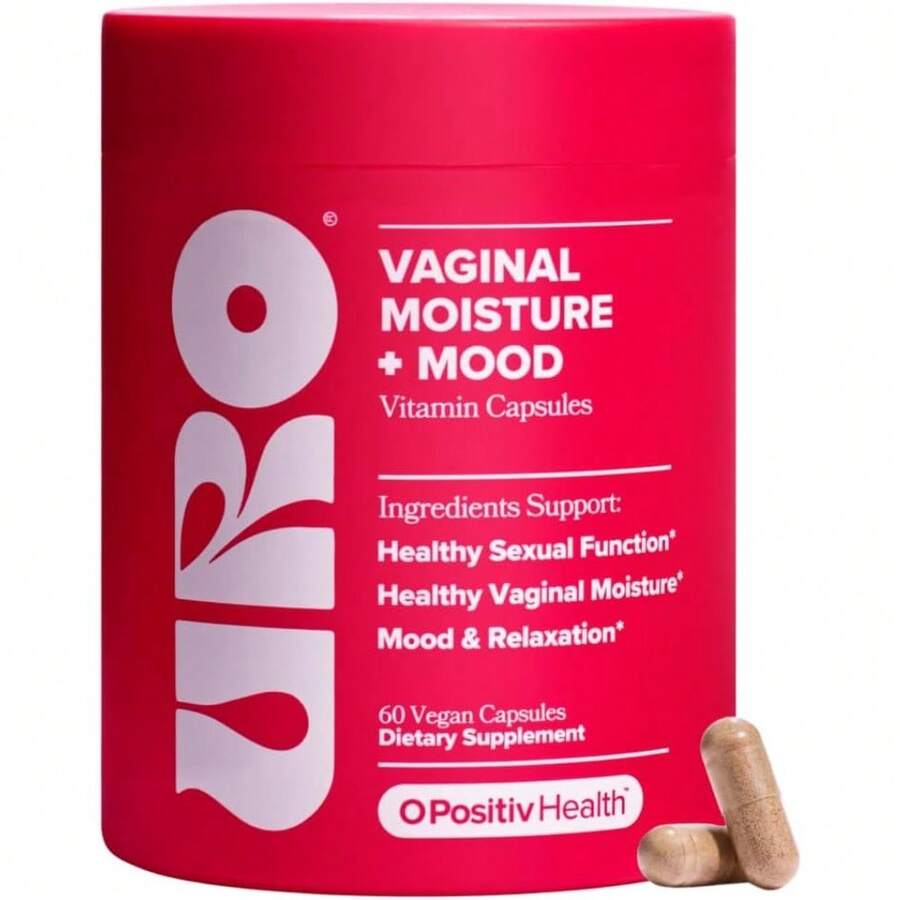 O Positiv URO Vaginal Moisture & Mood – Formulated To Support Vaginal Moisture– With KSM-66® Ashwagandha, Ginkgo Biloba, Mucuna Pruriens, And GABA – 30 Servings - default - 查看 1