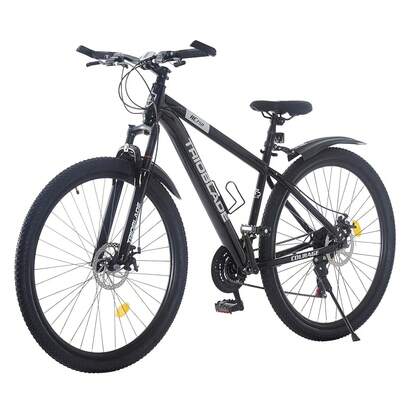 AYAYM Mountain Bike 21 Speeds Bike 17.5 Inch Lightweight Aluminium Frame Bicycle For Adult Men Women, Lockout Suspension Fork, Dual Disc Brake