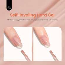Beetles Builder Gel For Nails-Cover Nude Translucent 8 In 1 Nail Thickening Strengthening Building Apex - 1Pcs 15Ml Jelly Brown - 查看 4