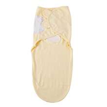 Pure Cotton Baby Swaddle Sleep Sack, Newborn Infant Swaddle Blanket Wrap, Soft Breathable Baby Sleeping Bag For 0-3 Months, Anti-Startle Baby Swaddle For Nursery, Lightweight Baby Swaddle For Spring Summer Fall - vàng nhạt - Xem 3