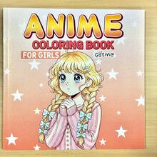 GDTME Cute High School Girl Painting Notebook, 9 Pages, Pink, "Heartbeat!" Cute! High School Girl's Daily Life Cute Manga Style, Anime Girl Illustrations (24 Pages), Perfect Birthday Gift, Christmas Gift, Girl Gift, Otaku Girl Gift, Valentine's Day And Women's Day Gift, Back To School Gift, Coloring Book, Art Supplies, Stationery - Kawaii Girl9 - View 21