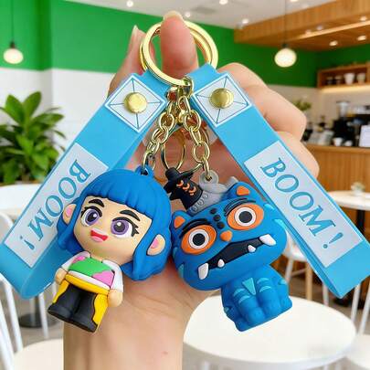 Hasbro Móc khóa KPOP hình hoạt hình Zoe Mira, mặt dây chuyền hình nhân vật anime, quà tặng nhỏ