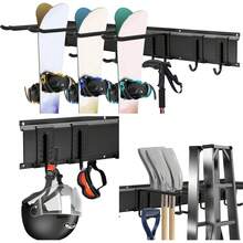 Étagères de rangement pour outils de garage - 32 pouces, 2 panneaux et 6 crochets - Voir 2