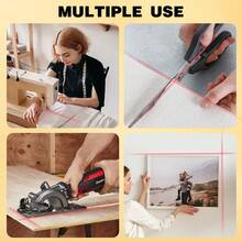 1/2pcs Sewing Machine Magnetic Positioning Light, Red Crosshair Guide Light, Sewing Straight Line Auxiliary Light, Hands-Free Magnetic Red Light Positioner, Adjustable Quilting Precision Positioning Tool, Quilting Straight Line Auxiliary Accessory - 1pc Red - View 3