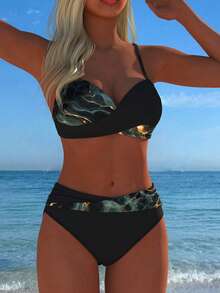 Đồ bơi nữ mới, váy đi biển, bộ đồ bơi, đồ bơi nữ, bộ bikini 2 mảnh gợi cảm, thanh lịch cho kỳ nghỉ hè ở bãi biển. - Nhiều màu - Xem 4