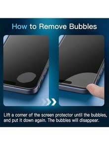2Pcs Tempered Glass Privacy Screen Protector Screen Film, Fully Protect The Screen, Compatible With IPhone 17 E/17 Pro Max/17 Pro/17/16 Pro Max/16/16E/15/15 Pro/15 Pro Max/14 Pro/13 Pro Max/13 Pro, Suitable For 6.1-Inch/6.3-Inch/6.9-Inch Screens, Anti-Peep Tempered Glass, Anti-Fingerprint, 9H Hardness, Shockproof, Smooth Glossy Design, Scratch-Resistant - Clear - View 7