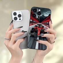 Phone Case - A Stylish And Trendy Matte Black Racing Sports Phone Case with a High-End Feel, Featuring a Cool Print. It'S Shockproof And Slip-Resistant, Suitable for  17, 17 Air, 17 Pro, 17 Pro Max, 16, 15, 14, 13, 12, 11 Pro Max, XS Max, X - Colores mixtos - Ver 4