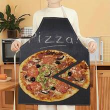1 chiếc tạp dề họa tiết pizza, tạp dề in hình thời trang ngộ nghĩnh, tạp dề nhà bếp dùng khi nấu nướng và dọn dẹp, tạp dề gia đình sáng tạo. - Nhiều màu - Xem 18