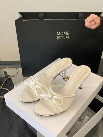 Giày sandal cao gót nữ, sandal một quai, sandal thời trang và thoải mái mới.